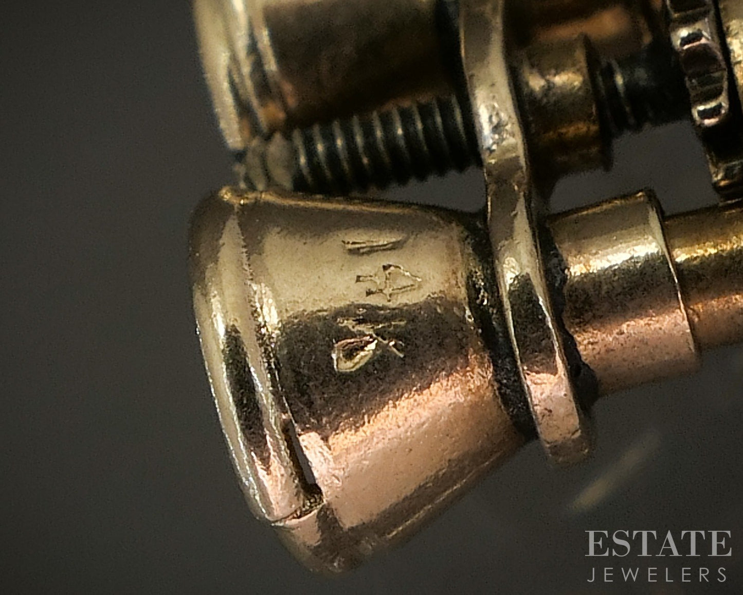 Vintage 14k Yellow Gold Dimensional Binocular Charm 1.5g p20051