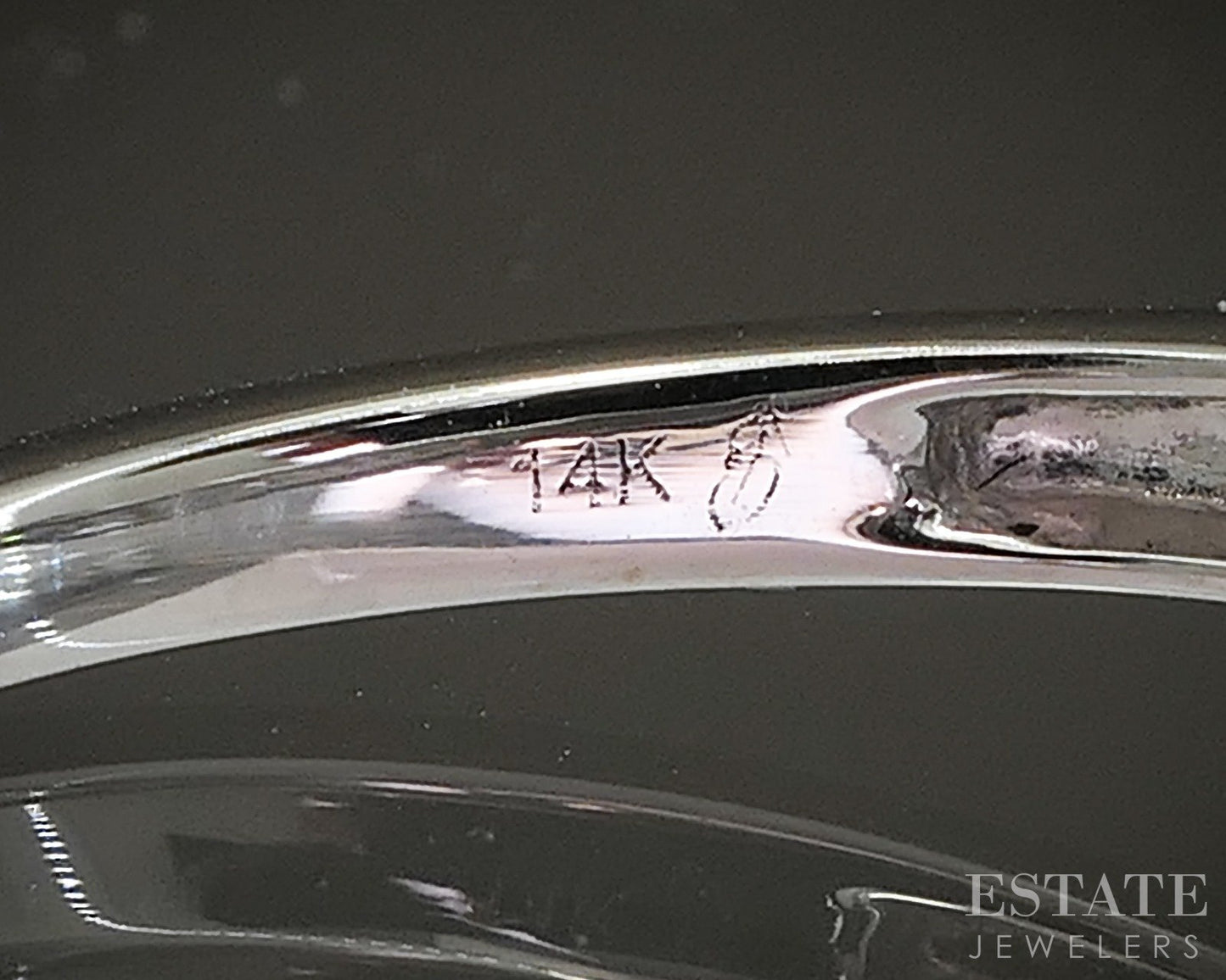 14k White Gold Natural .25ctw Diamond Ladies Contour Wedding Band 2g p20597b