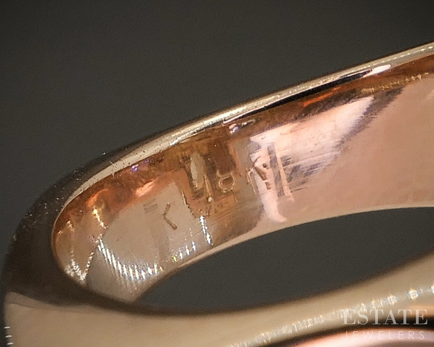 18k Rose Gold Natural Pink Spinel Sapphire & Diamond Cocktail Ring 14g p18603