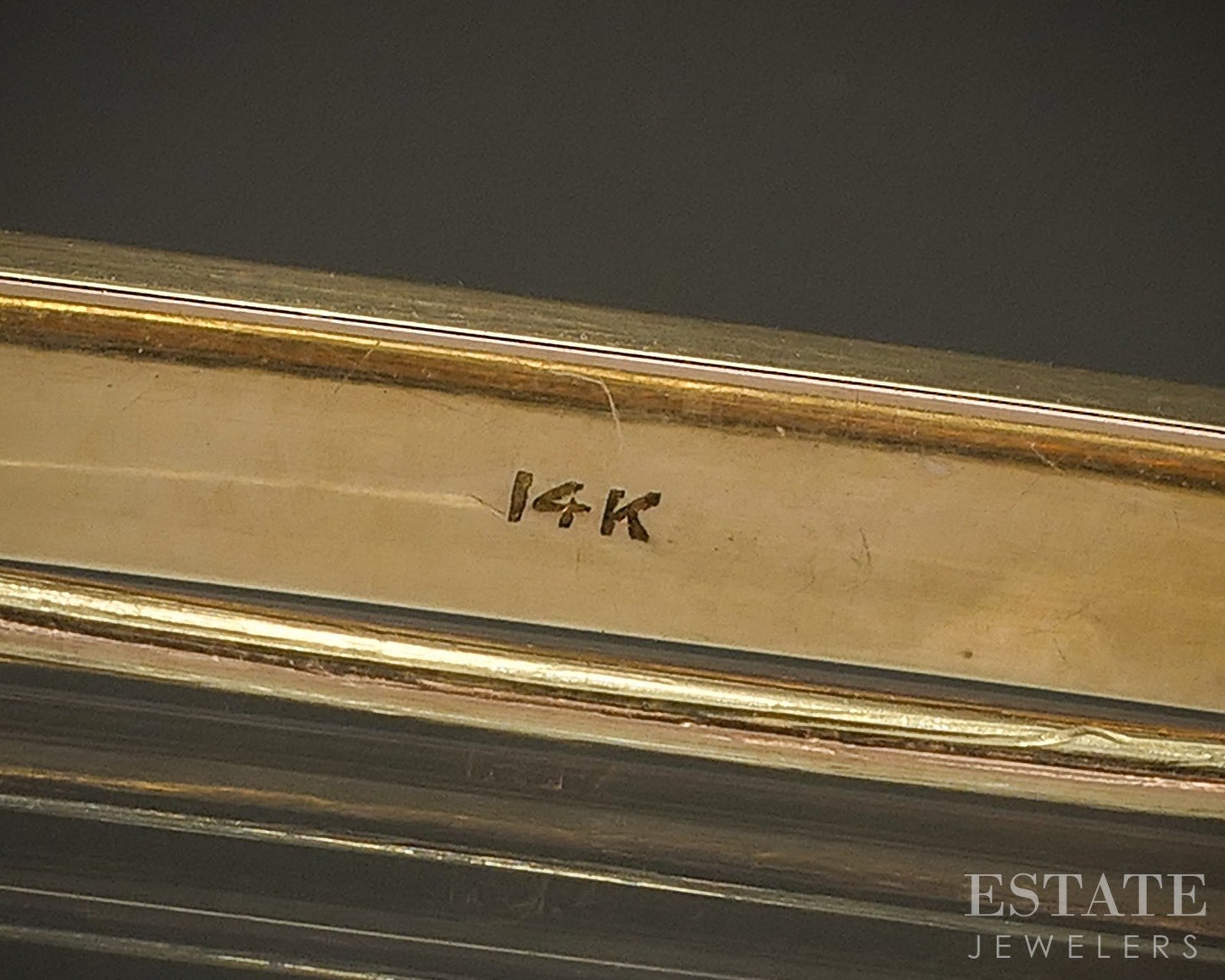 Antique 14k Yellow Gold Enameled Seed Pearl Bar Pin Brooch 2.9g p19147