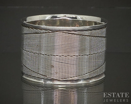 Antique Sterling 1892 Worlds Columbian Exposition Napkin Ring 23g p23081