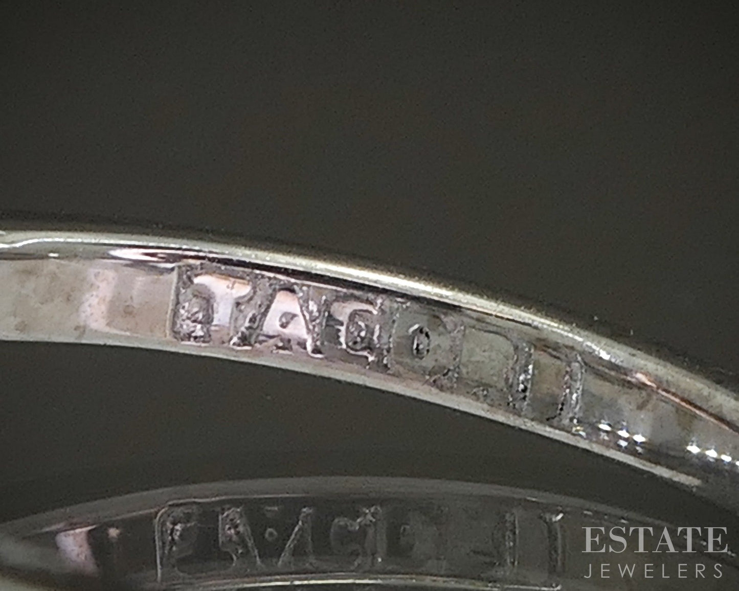 18k White Gold Round Natural 1.02ctw Diamond Tacori Engagement Ring 3g p18750