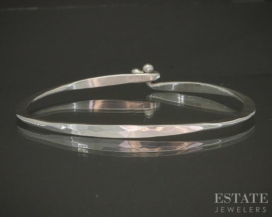 Sterling Silver James Avery Hook On Charm Bangle Bracelet 7.7g p25302