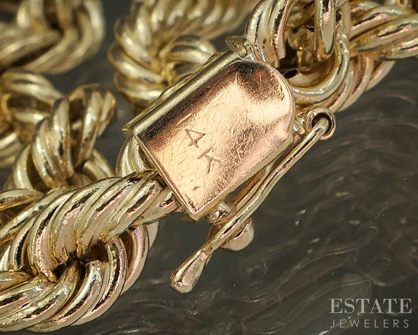 14k Yellow Gold 5.5mm Rope Chain Link Mens Necklace 36g 29.5"L p24917