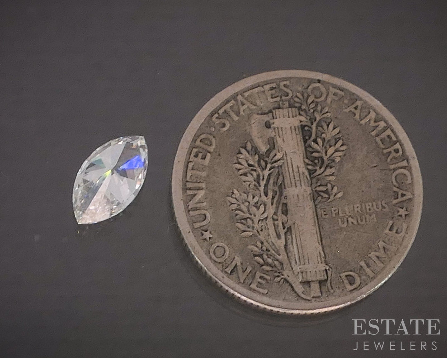 Loose .57ct Marquise Cut Natural Diamond VVS2/H p27078