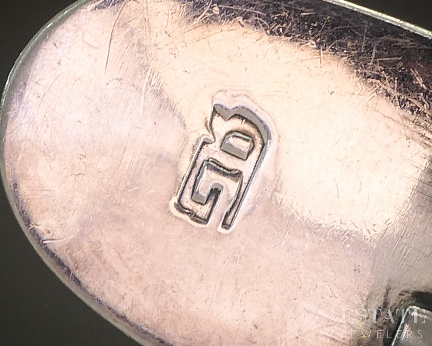Vintage Sterling Natural Turquoise Navajo Shadowbox Signed Ring 16g p28648