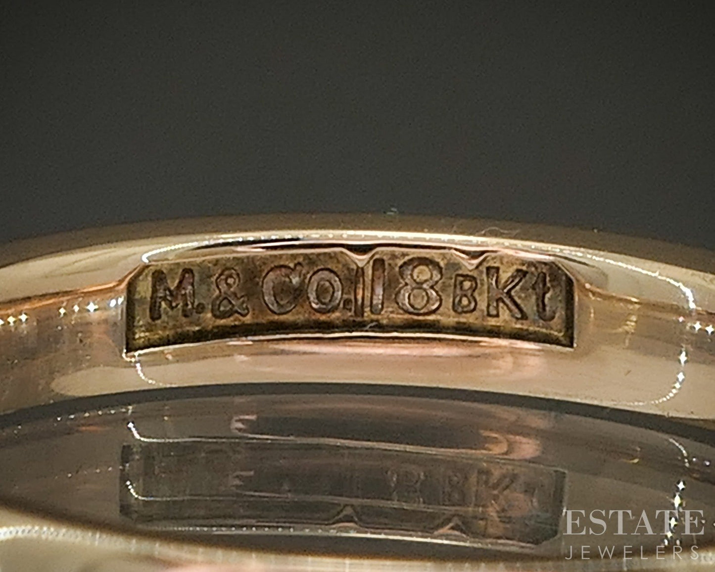 Antique 18k Yellow Gold 2.4mm Smooth Ladies Wedding Band 3.1g p28168