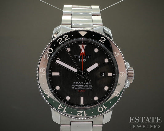 Tissot Seastar 1000 GMT Powermatic 80 Stainless Automatic Mens Watch p29067