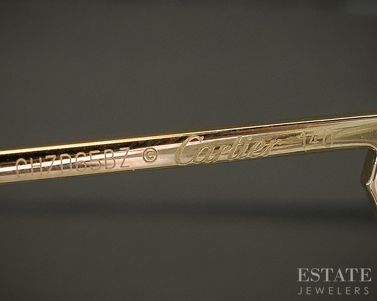 Cartier Premiere de Cartier Gold Cat Eye Ladies Eyeglasses p30027