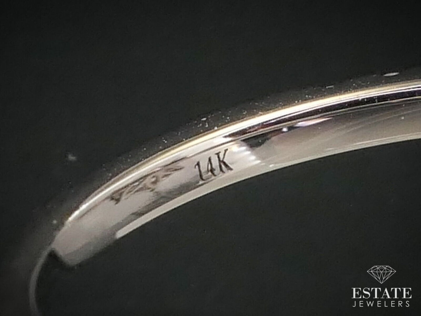 14k White Gold GIA Cushion Cut 1.35ctw Diamond Engagement Ring 3.4g i12498