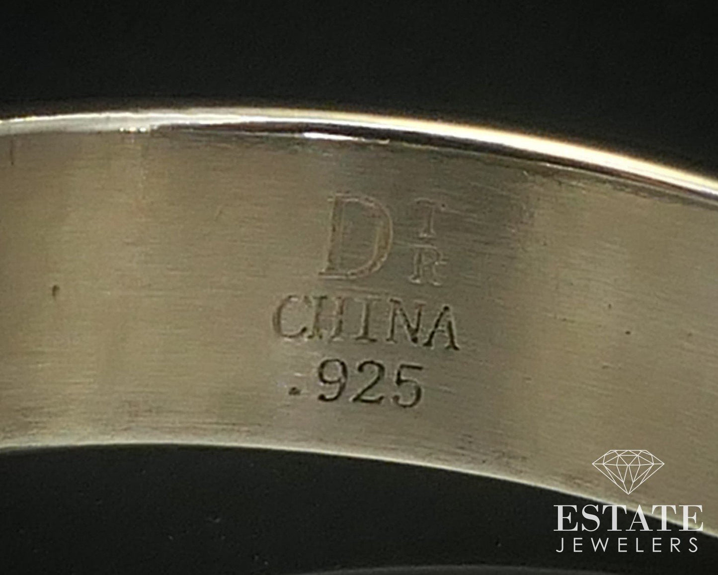 Sterling Jay King Mine Finds Natural Turquoise Bar Band Ring 9.1g i14048
