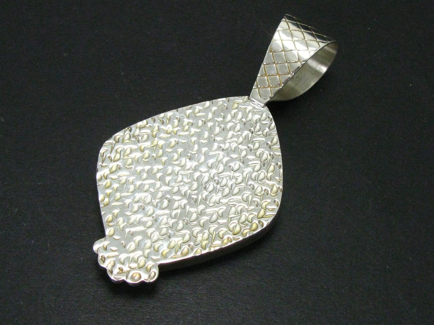 Sterling Jay King Mine Finds Natural Multi Gem Large Pendant 21.5g i14398
