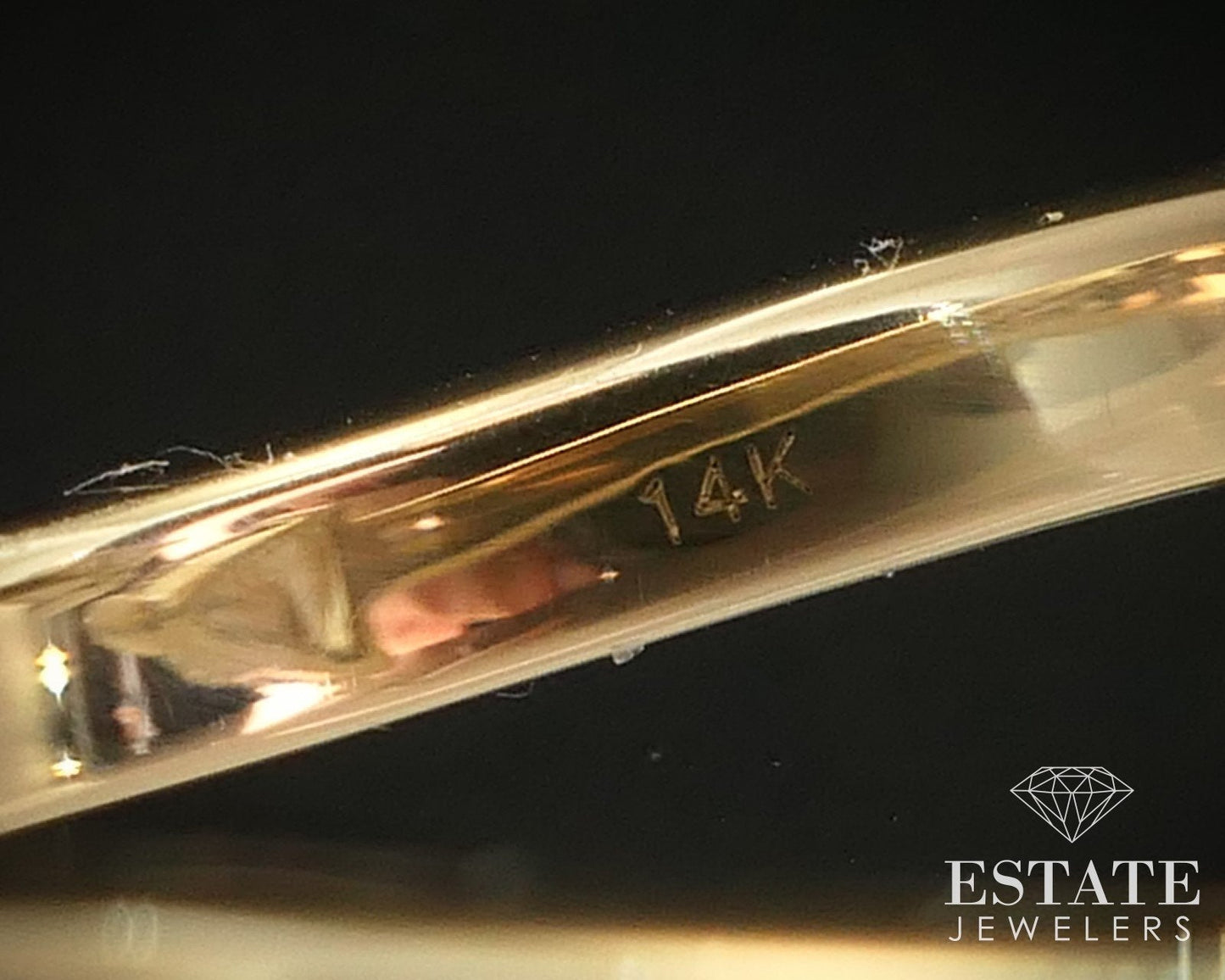 14k Yellow Gold Natural 2.20ctw Diamond Ladies Bypass Band Ring 5.3g i14796