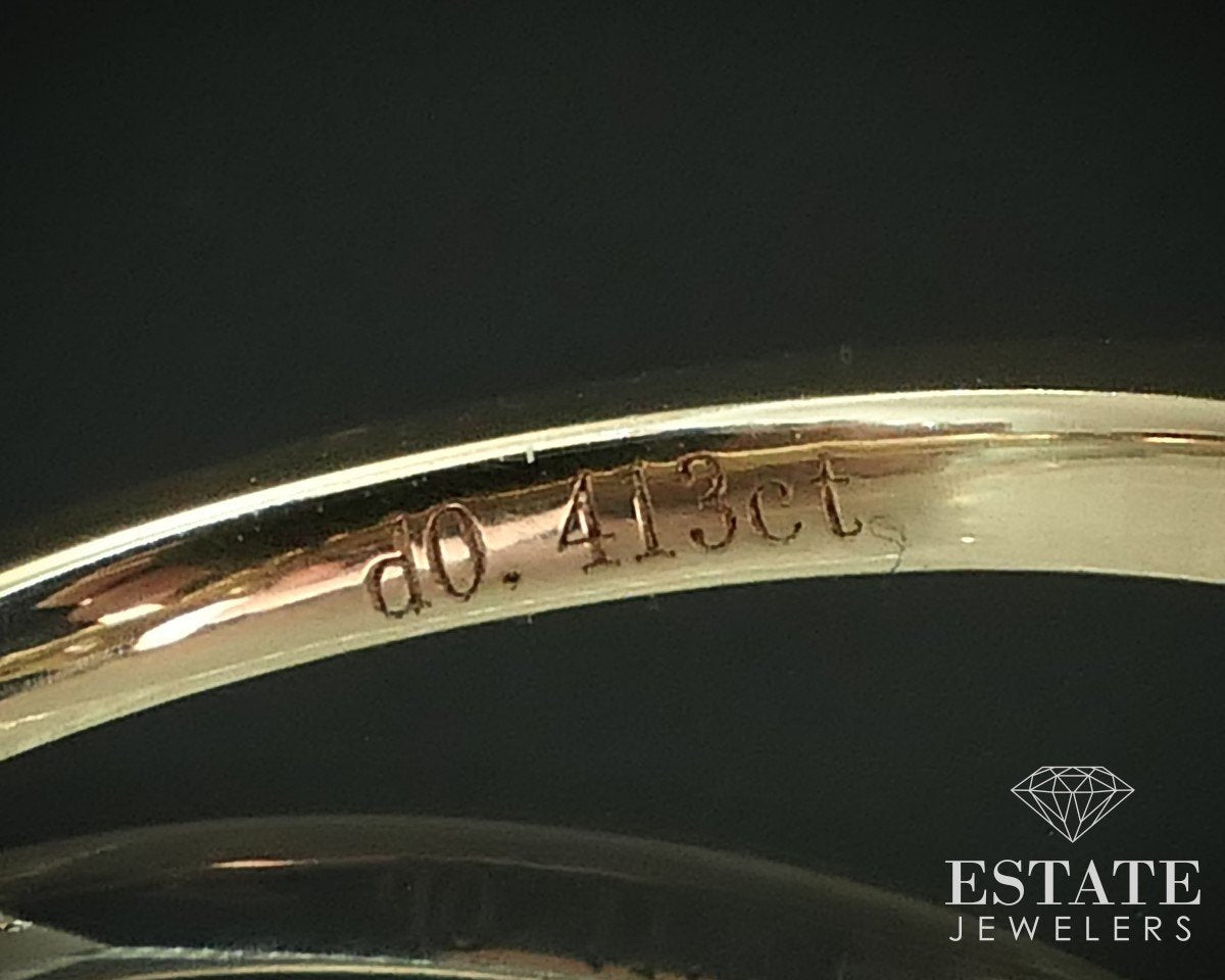 14k Yellow Gold Natural .41ctw Diamond Ladies Curved Wedding Band Ring 2g i15513