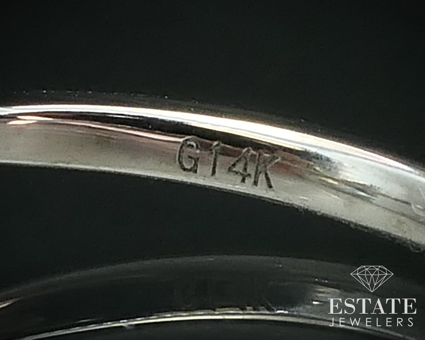 14k White Gold GIA Round 1.32ctw Diamond Engagement Ring 2.4g i15640