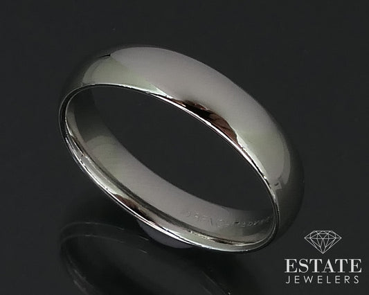 Estate Platinum 5mm Comfort Fit Mens Wedding Band Ring 9.6g i16034