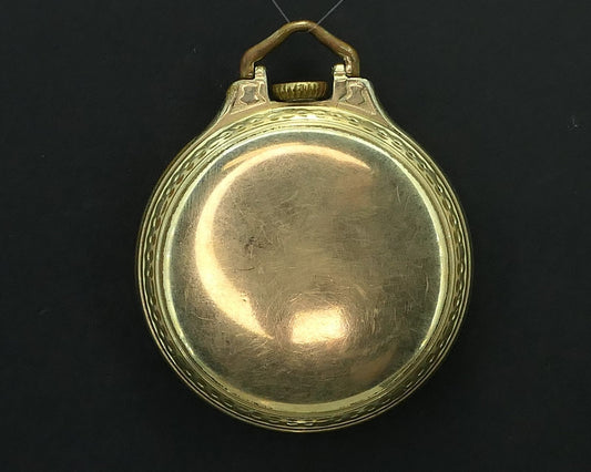 Antique Gold Filled Hamilton Railway 992B Special 21j 16s Pocket Watch i15345