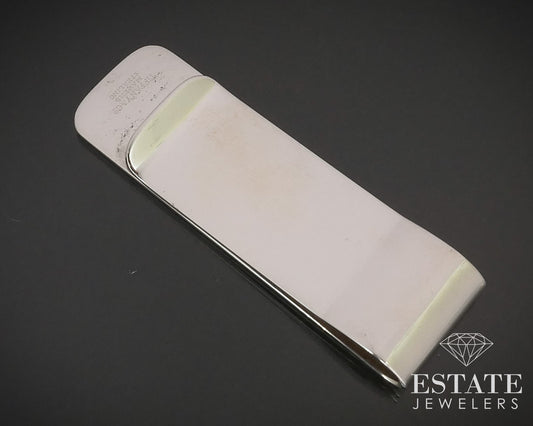 Sterling Silver Tiffany & Co. Smooth Blank Money Clip 17.6g i16306