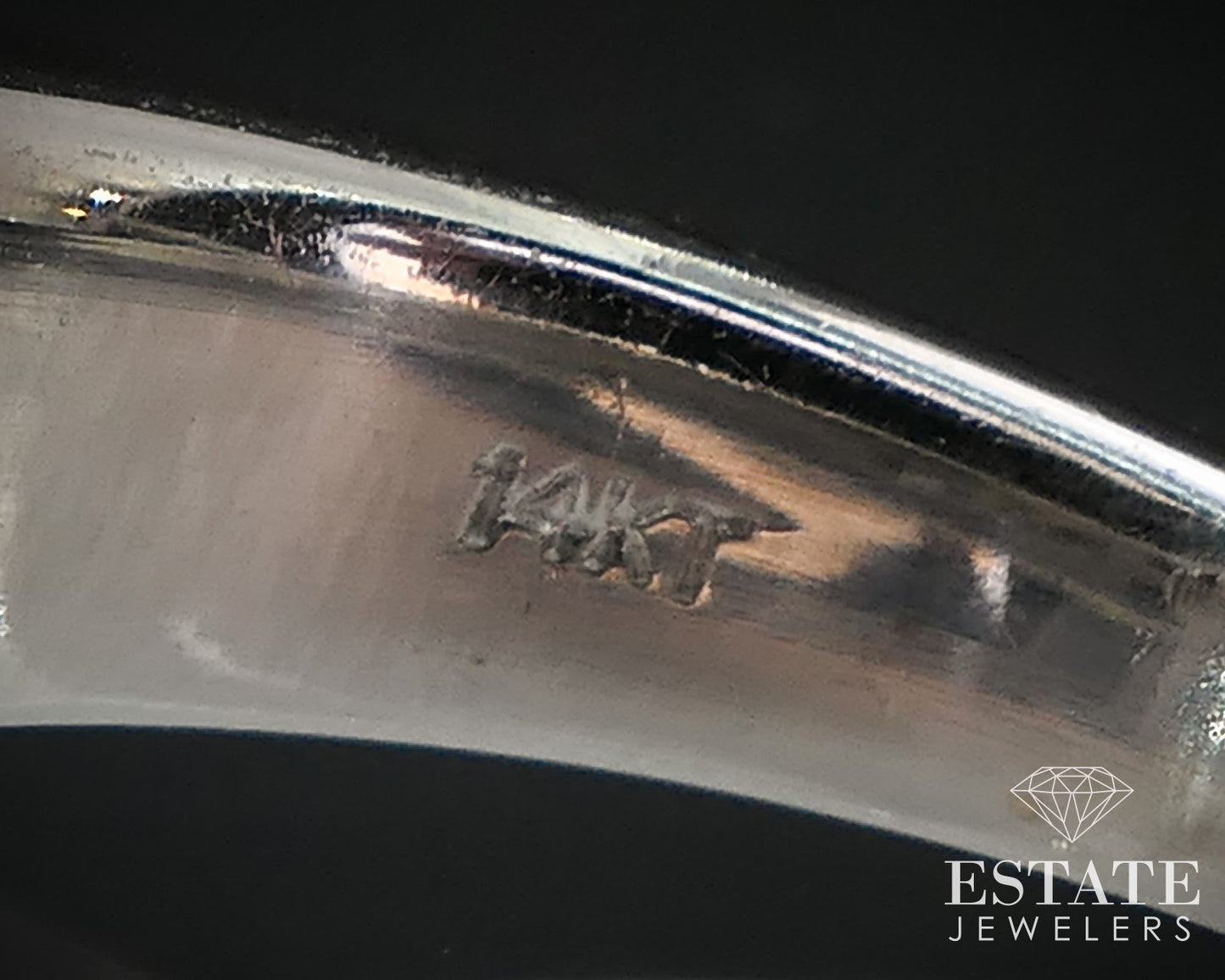 14k White Gold Marquise Natural 2.05ctw Diamond Engagement Ring 8.4g p69264