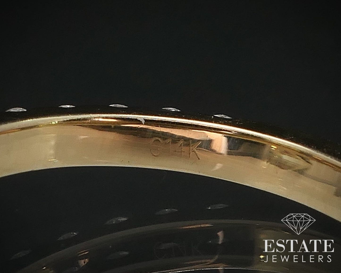 14k Yellow Gold Natural 1.66ct Pink Tourmaline & Diamond Ring 4.1g i16554