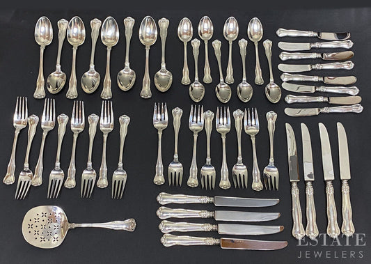 Sterling Silver Provence By Tiffany & Co. 49 Piece Flatware Set