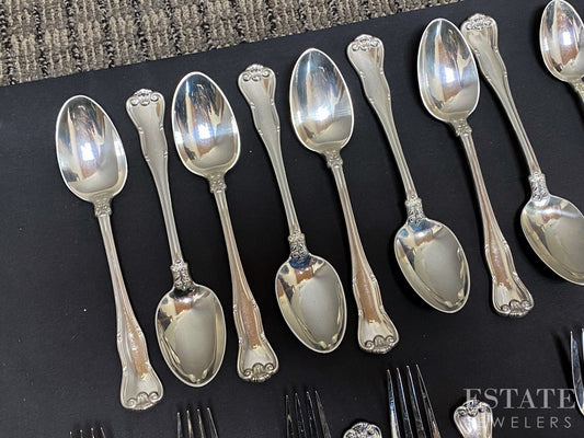 Sterling Silver Provence By Tiffany & Co. 49 Piece Flatware Set