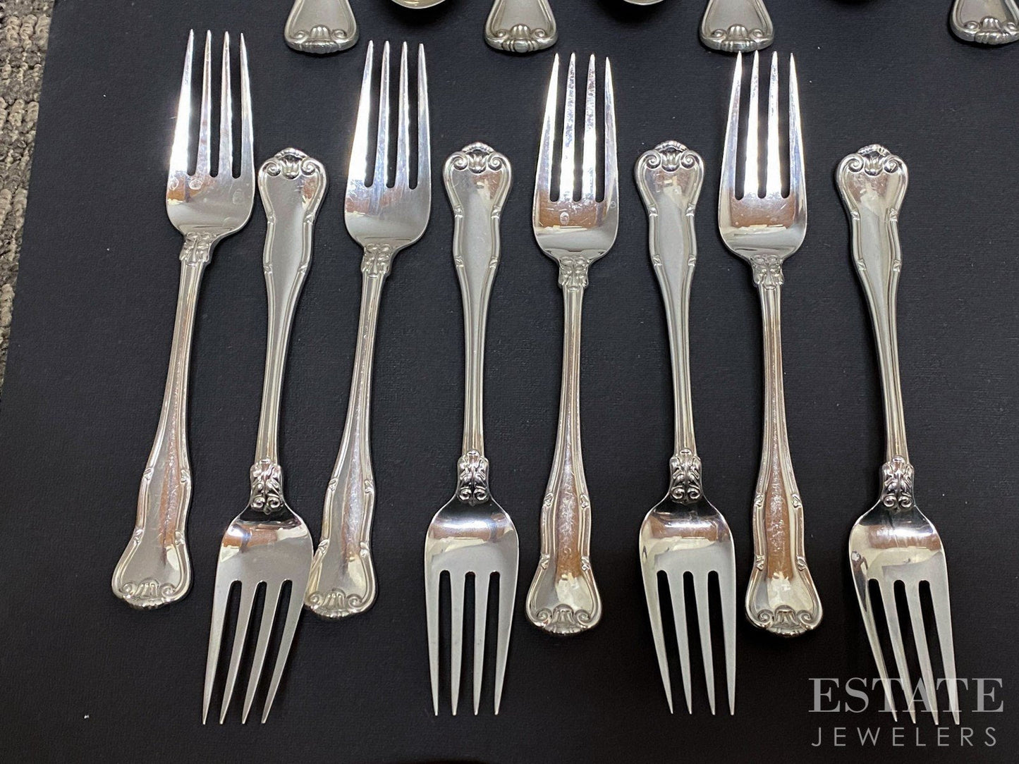 Sterling Silver Provence By Tiffany & Co. 49 Piece Flatware Set