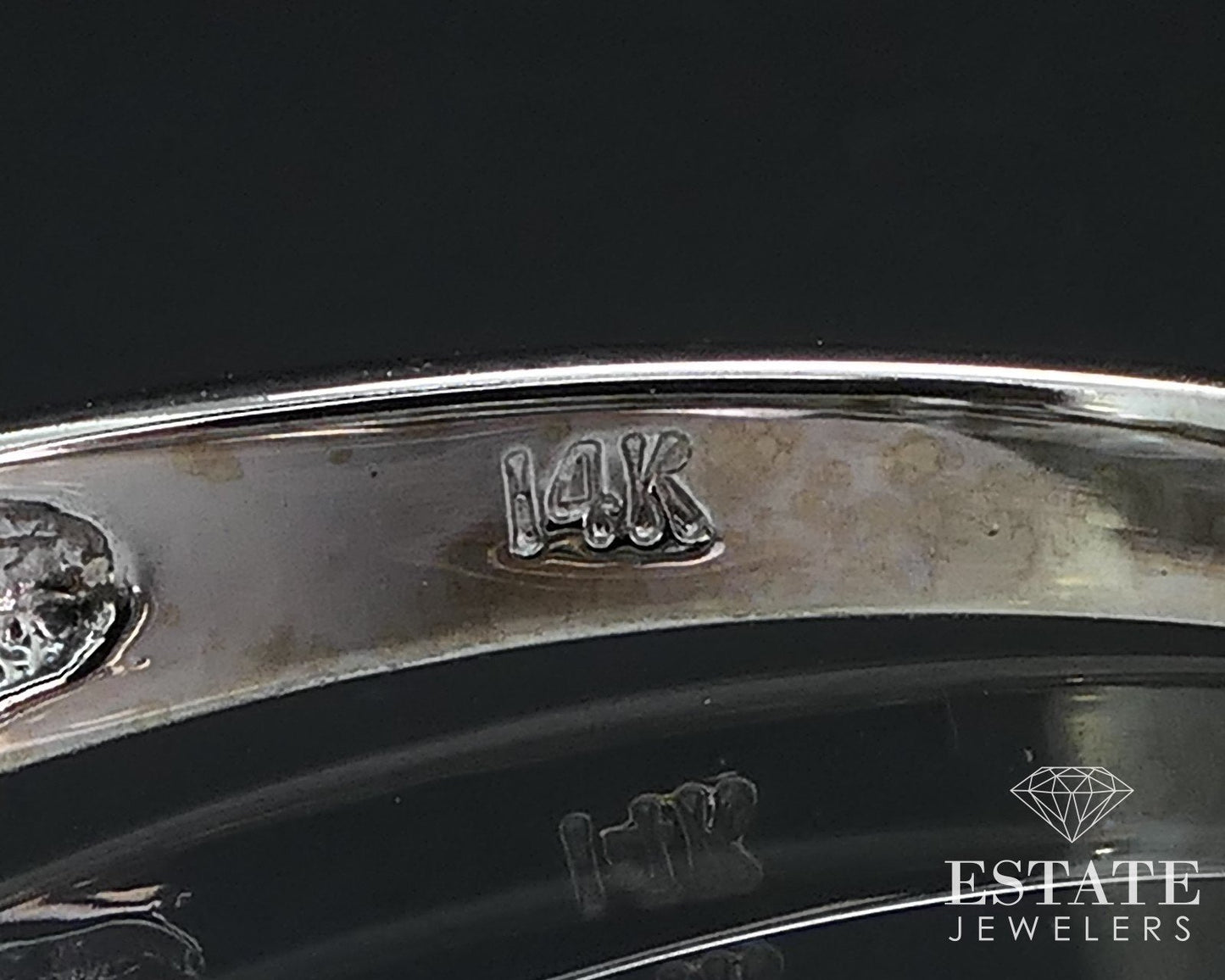 14k White Gold IGI Round Natural .71ctw Diamond Engagement Ring 3.2g i16800