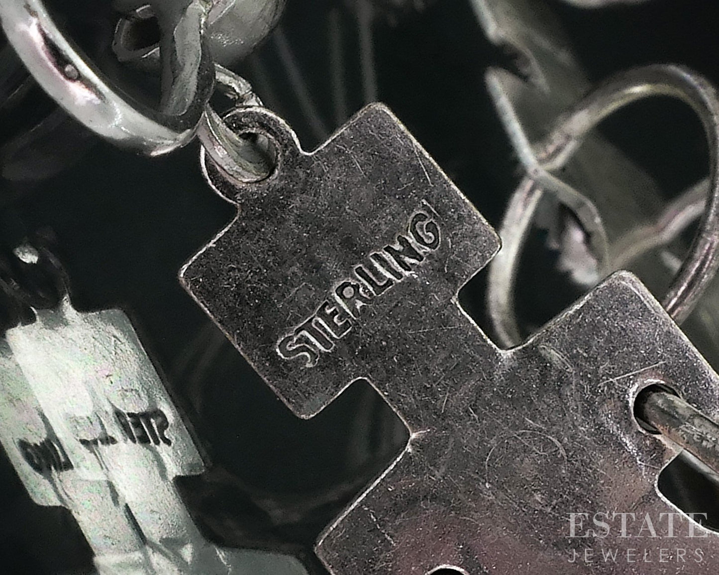 Vintage Sterling Natural Turquoise Navajo Kachina Earrings 6.9g i17926