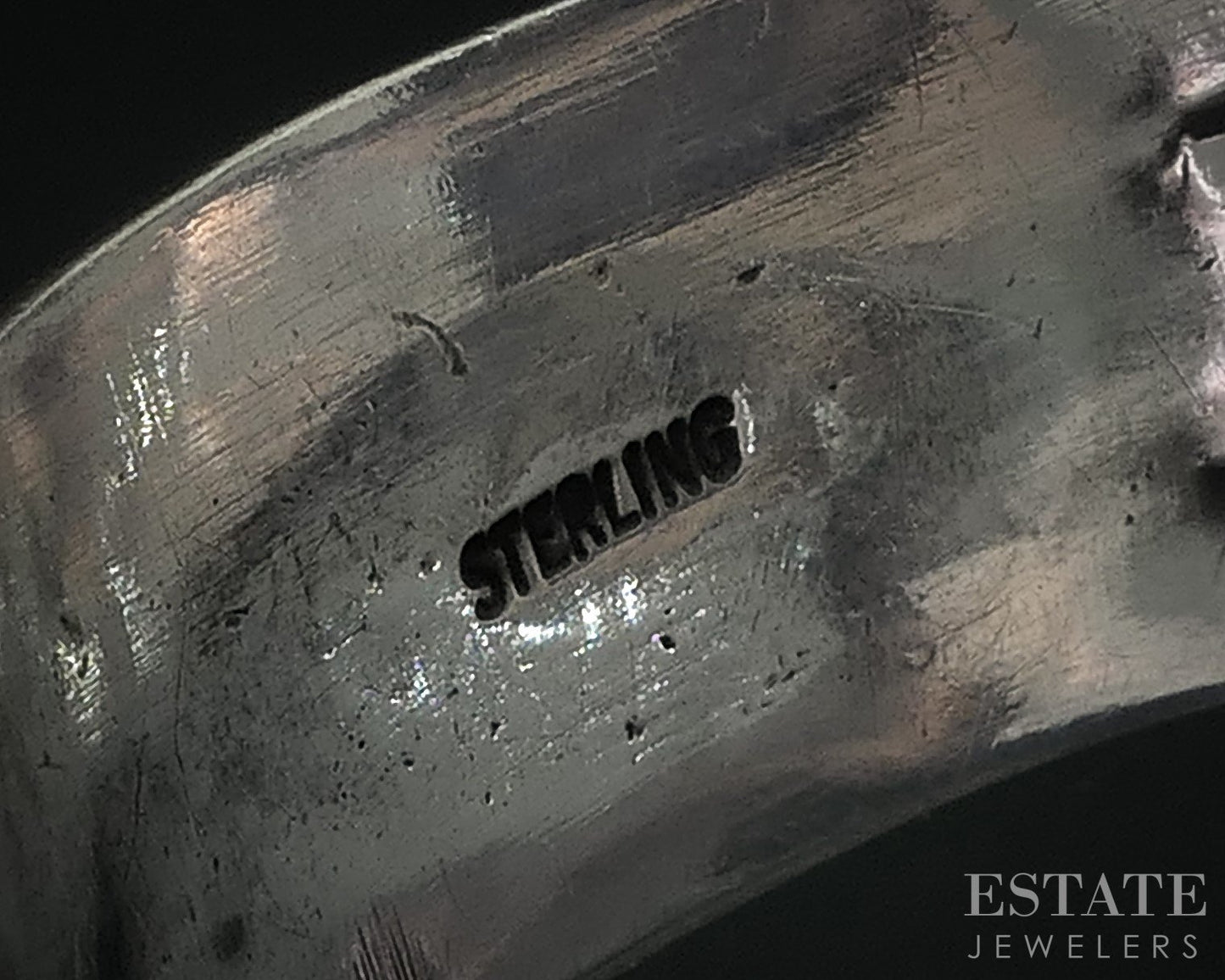 Vintage Sterling Navajo Natural Spiderweb Turquoise Cuff Bracelet 26.7g i18012