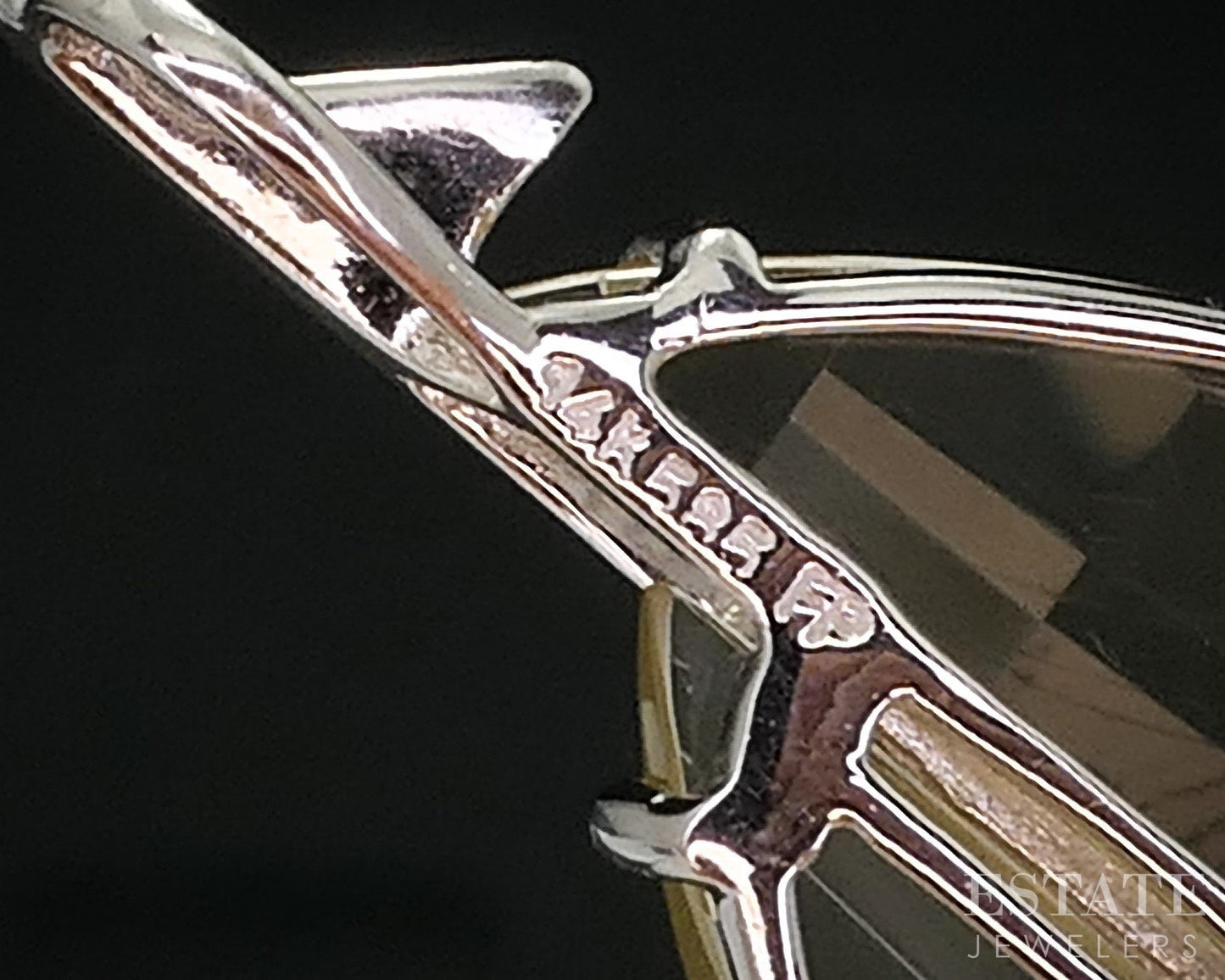 14k White Gold Natural Lemon Citrine & Diamond Sailboat Pendant 6.8g i18201
