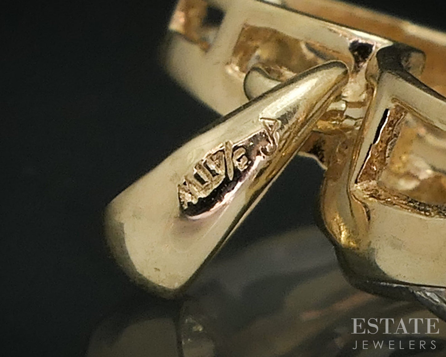 10k Yellow Gold Natural .75ctw Diamond Open Heart Ladies Pendant 3.2g i18224b