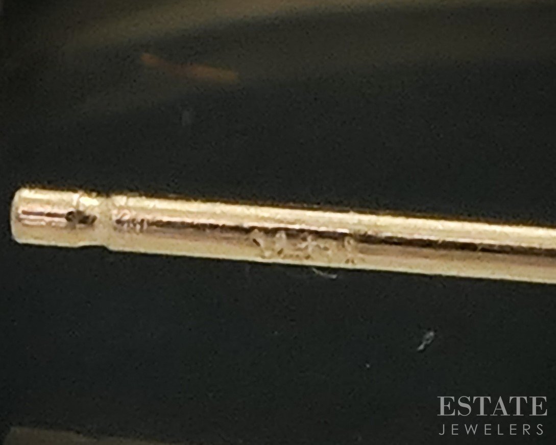 14k Yellow Gold 2mm Smooth Hoop Ladies Earrings 2.4g i18228b