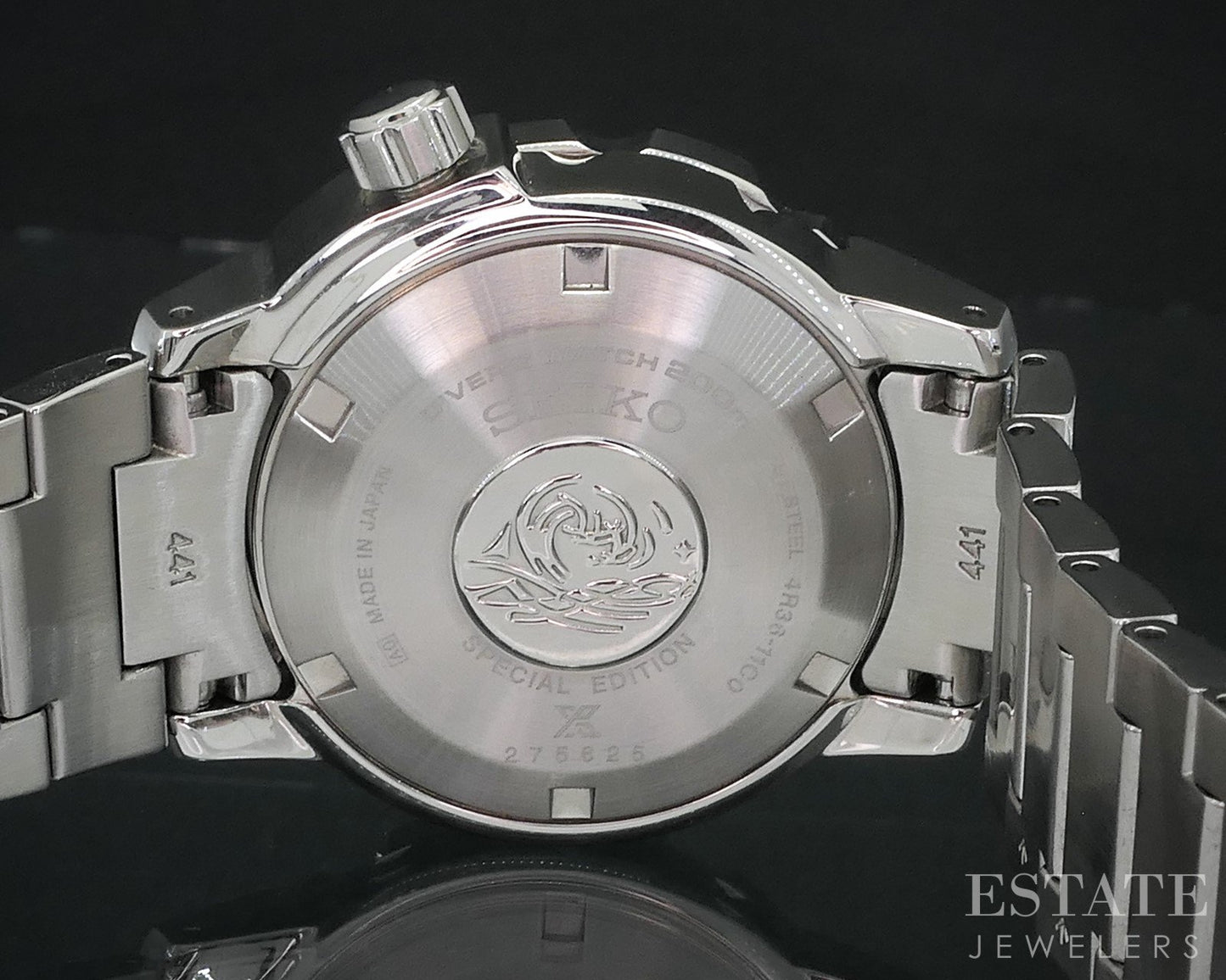 Seiko Prospex SRPG57 Blue Monster Antarctica Automatic Divers Mens Watch i18293