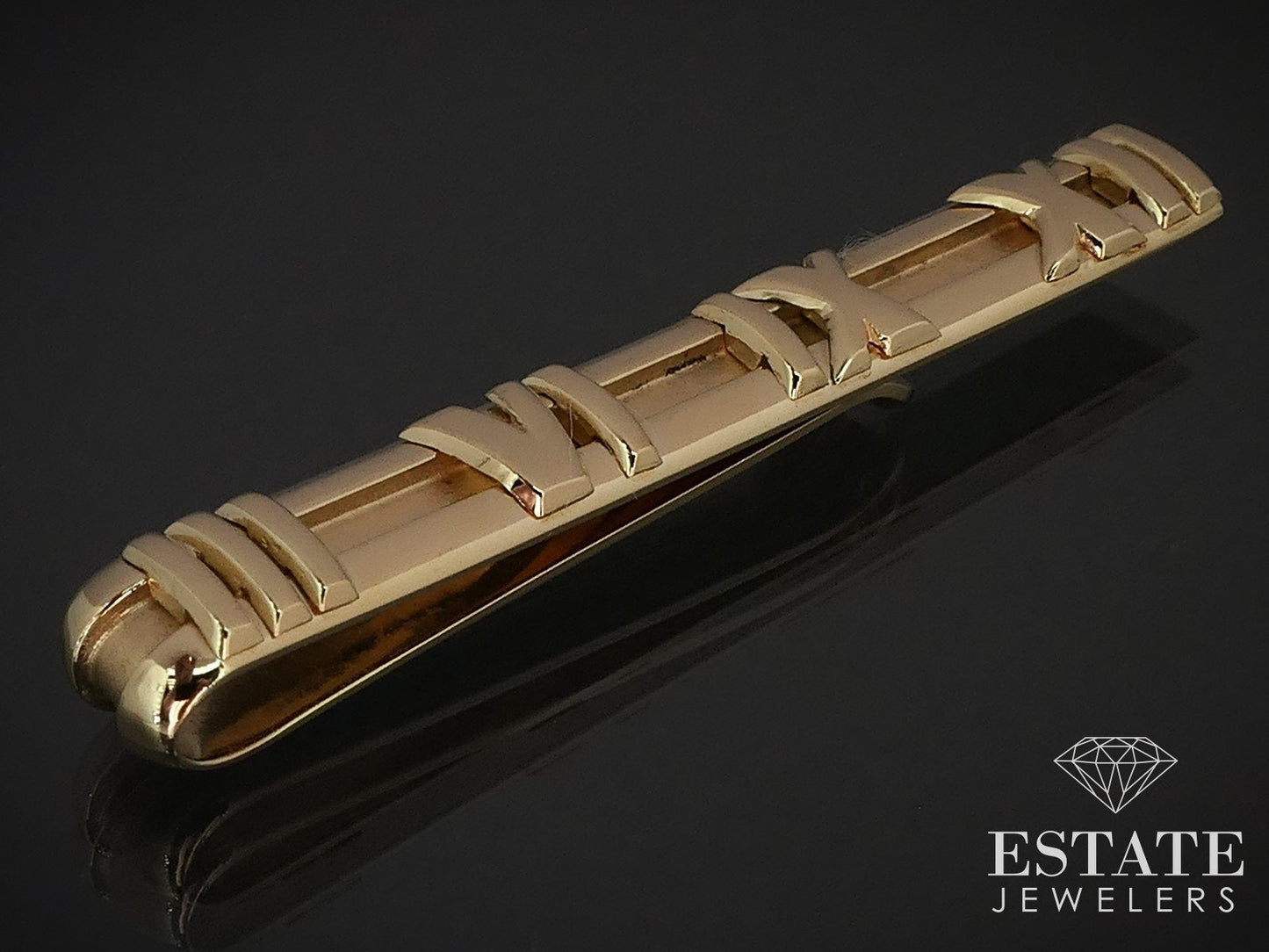 18k Yellow Gold Tiffany & Co. Atlas Money Clip 10.8g i17017