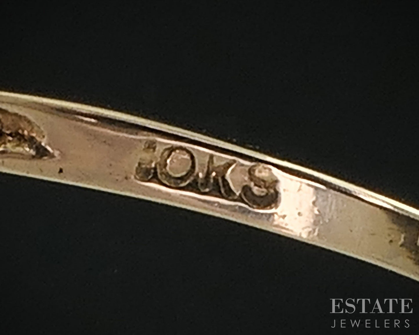 Vintage 10k Yellow Gold Natural Opal Halo Ladies Ring 2.8g i18462