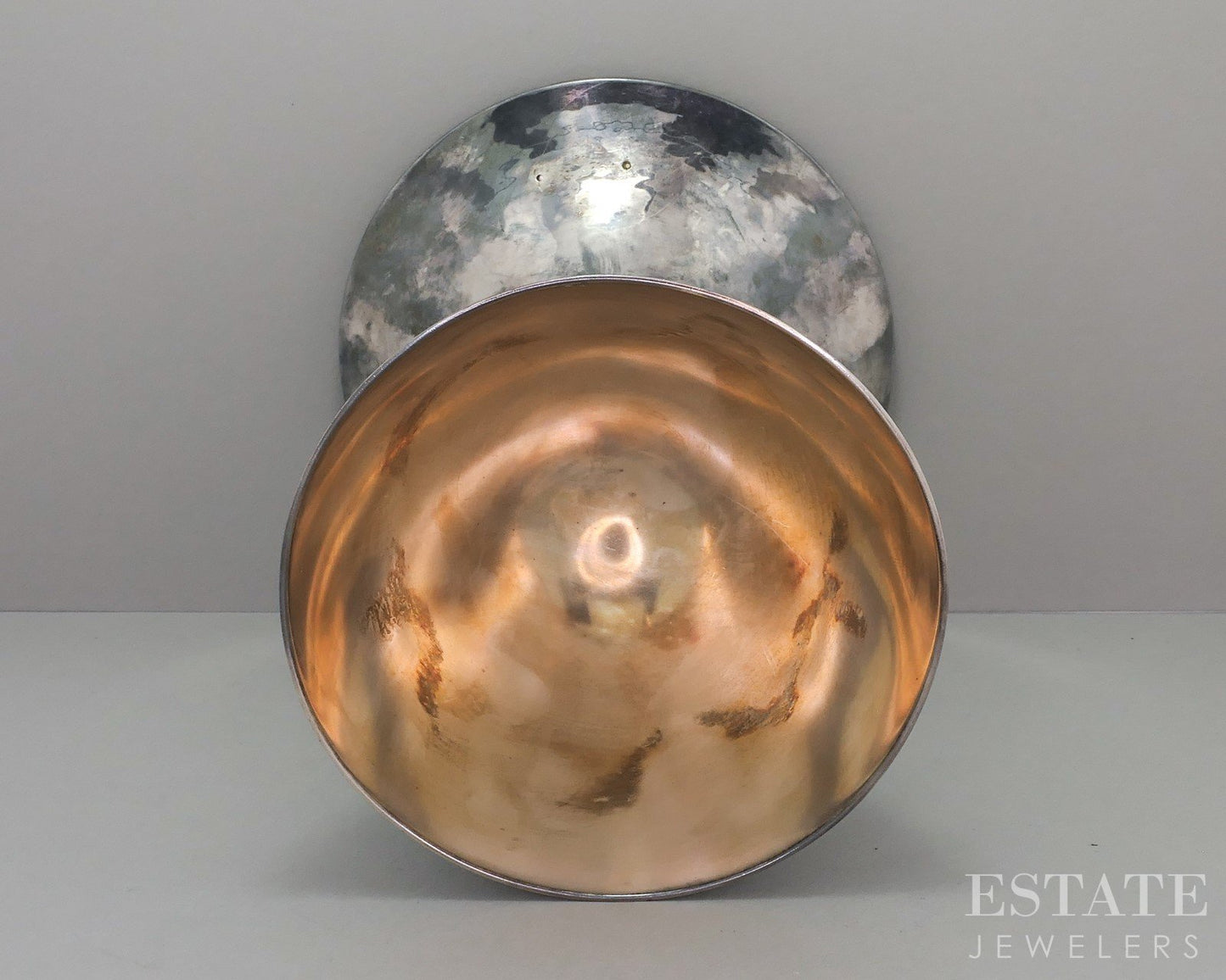 Antique Sterling Silver Gilles Beaugrand Celtic Knot Chalice 864g i18588