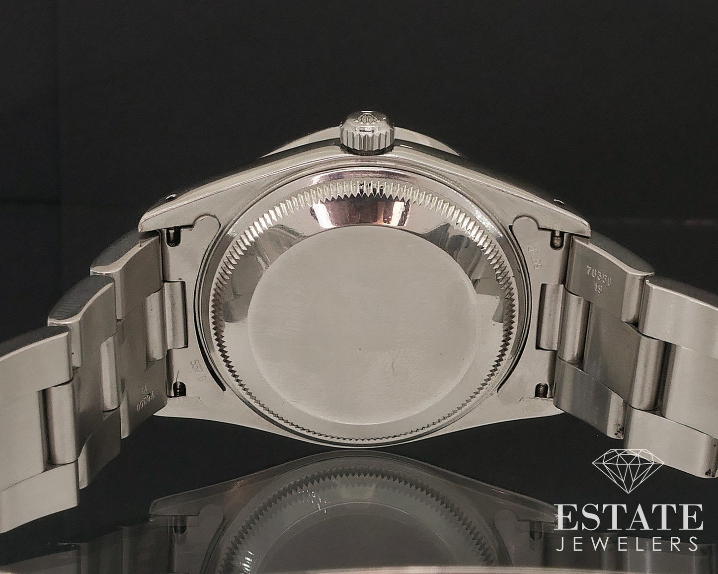 Rolex Oyster Perpetual Date Stainless 15200 Engine Bezel Mens Watch i17537