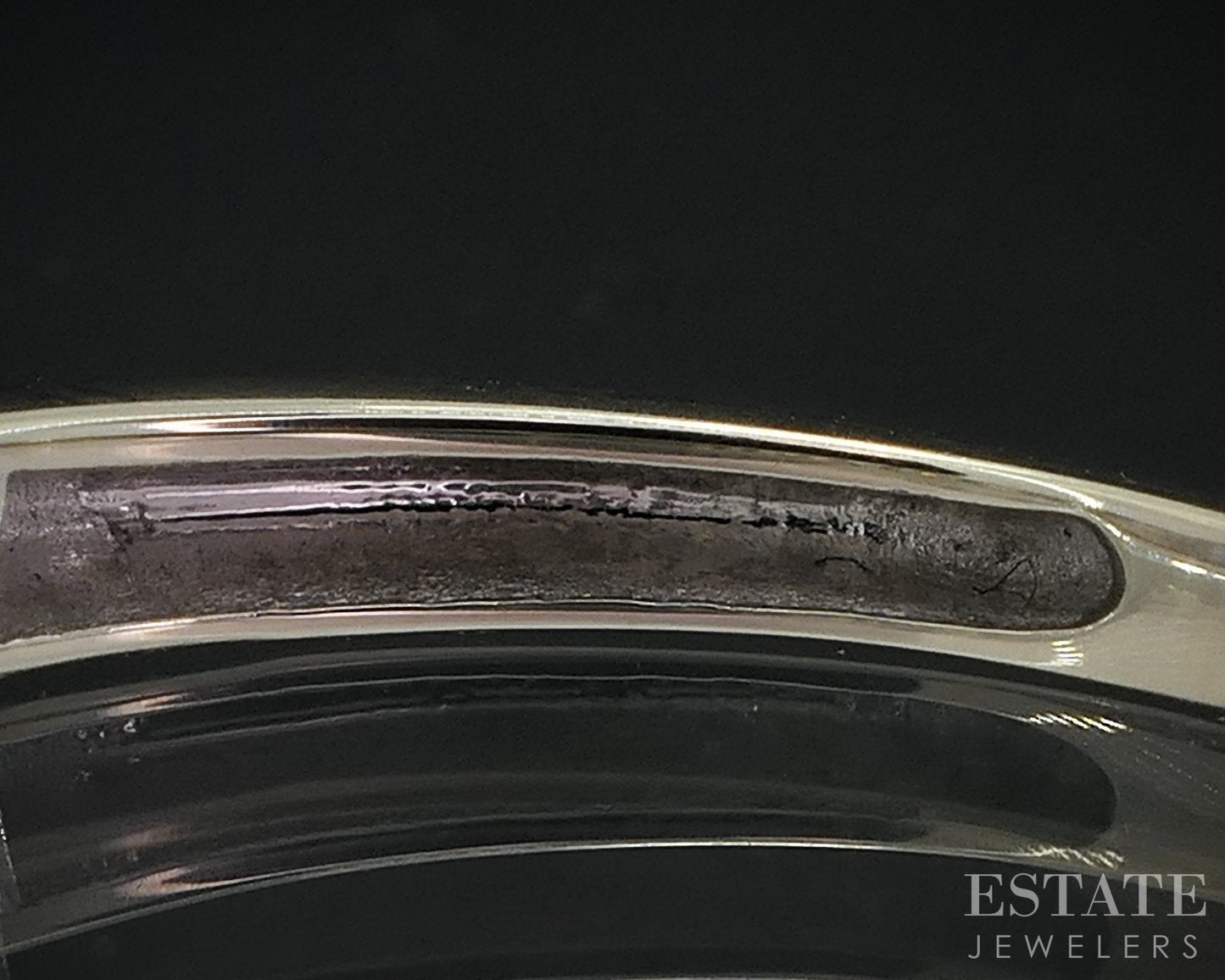 14k White Gold Natural .33ctw Diamond Ladies Wedding Band 1.7g i18593b