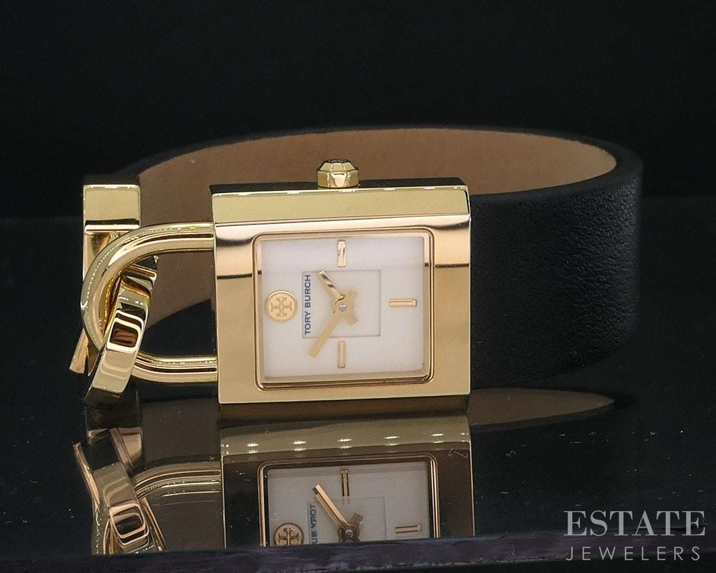 Tory Burch Lock Surrey Collection Leather Ladies Watch i18566