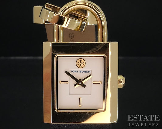 Tory Burch Lock Surrey Collection Leather Ladies Watch i18566