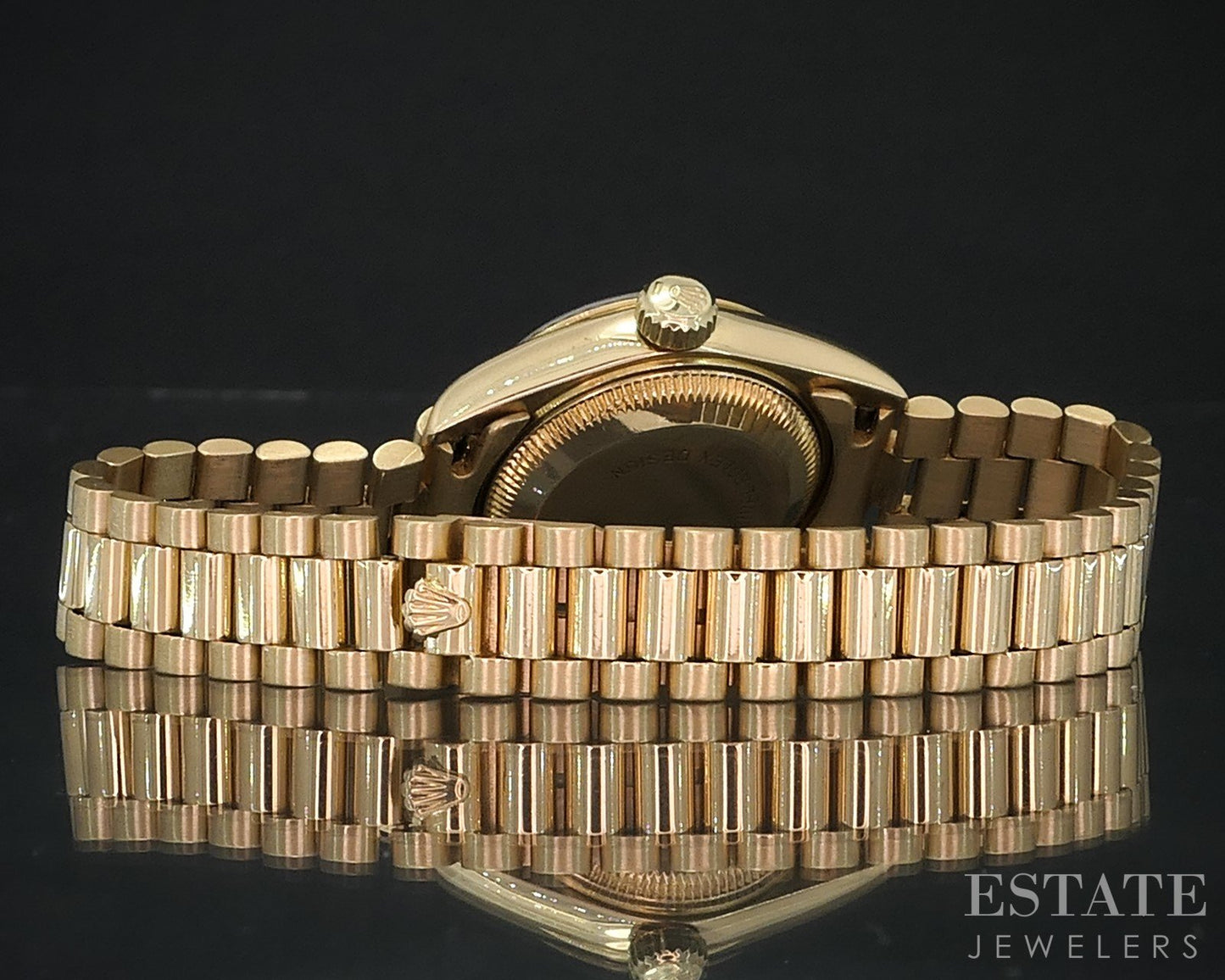 1989 Rolex Datejust 18k President Bracelet Champagne 69178 Ladies Watch i18567