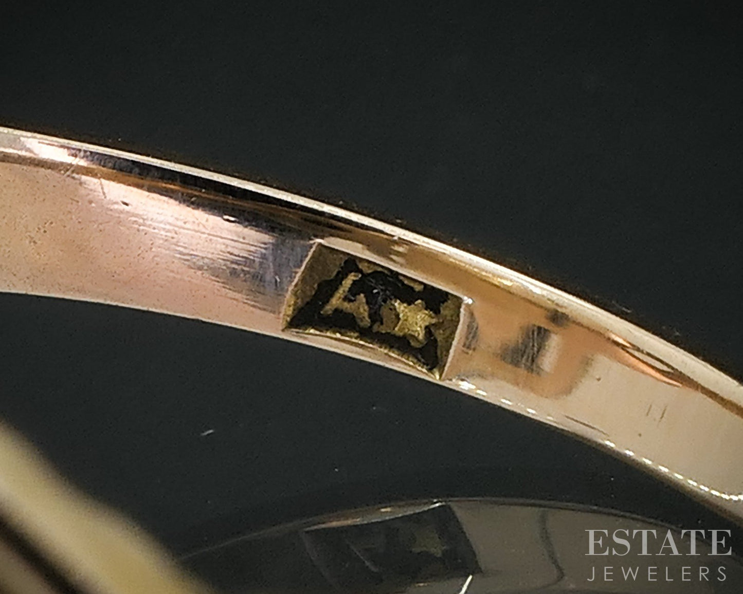 Antique Victorian 9k Yellow Gold Natural Turquoise Ladies Ring 2.6g i18639