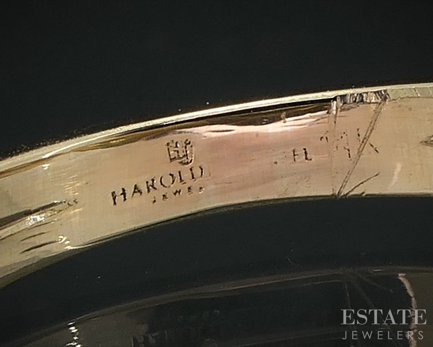 14k Yellow Gold Princess 1.13ctw Diamond Infinity Engagement Ring 5.5g i18634