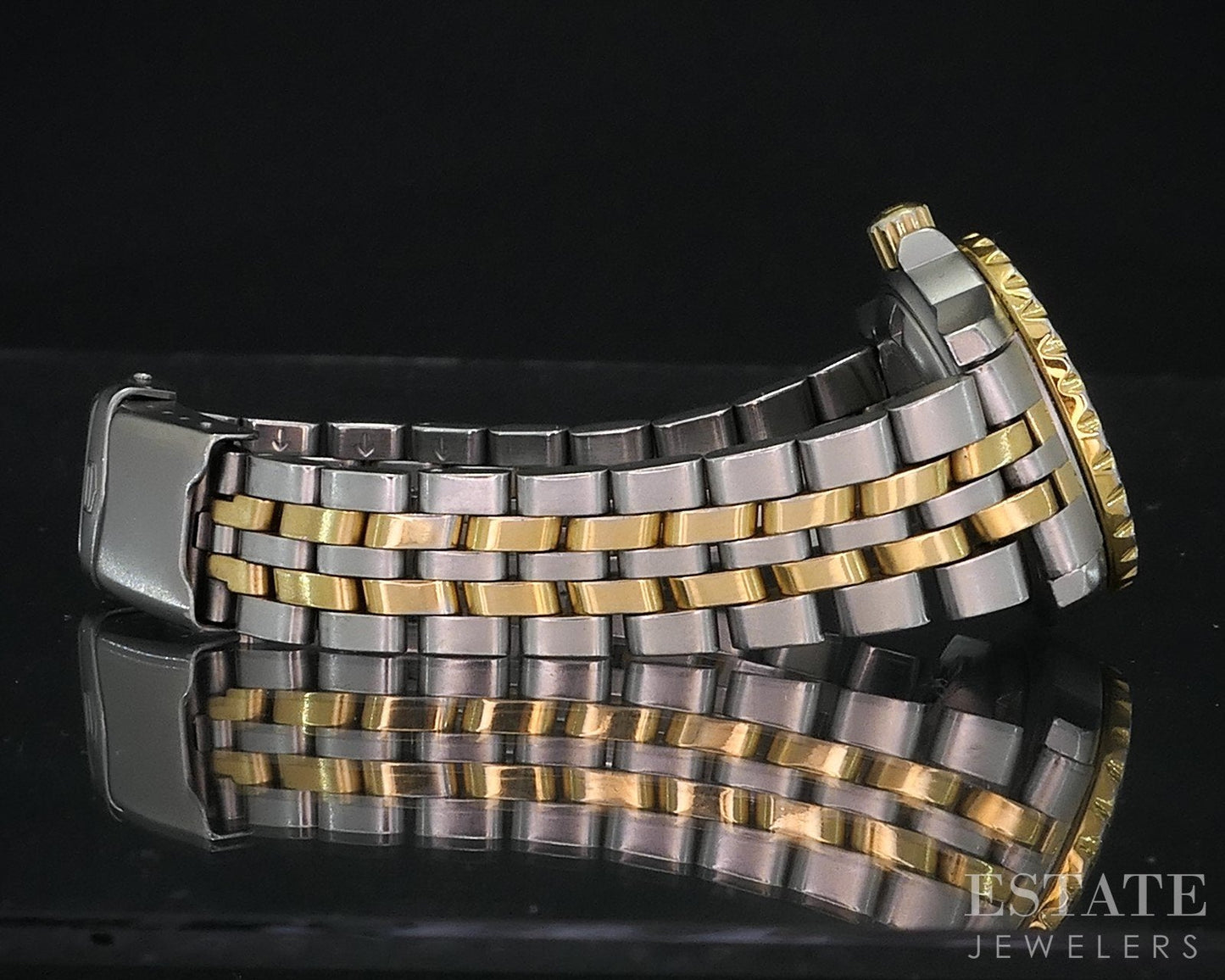 Vintage Tag Heuer Professional Two Tone WD1420 Bracelet Ladies Watch i18611