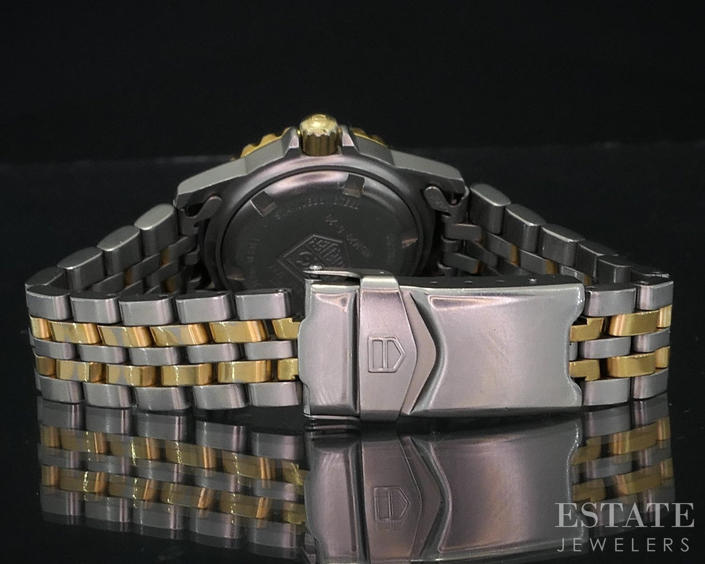 Vintage Tag Heuer Professional Two Tone WD1420 Bracelet Ladies Watch i18611