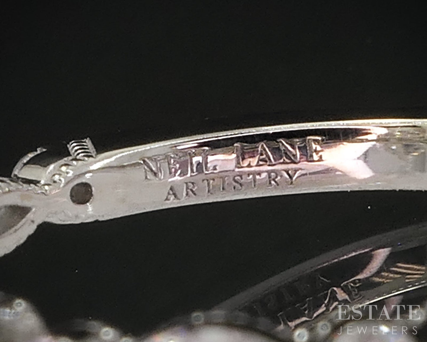 14k White Gold Neil Lane GSI Lab Created 1.52ct Diamond Engagement Ring i18928