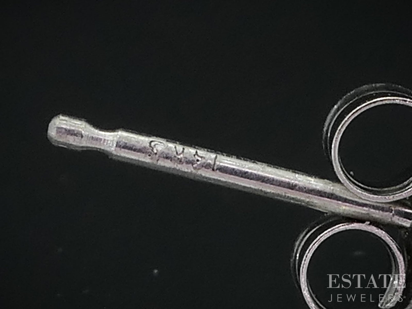14k White Gold Marquise Natural .58ctw Diamond Stud Earrings i18989