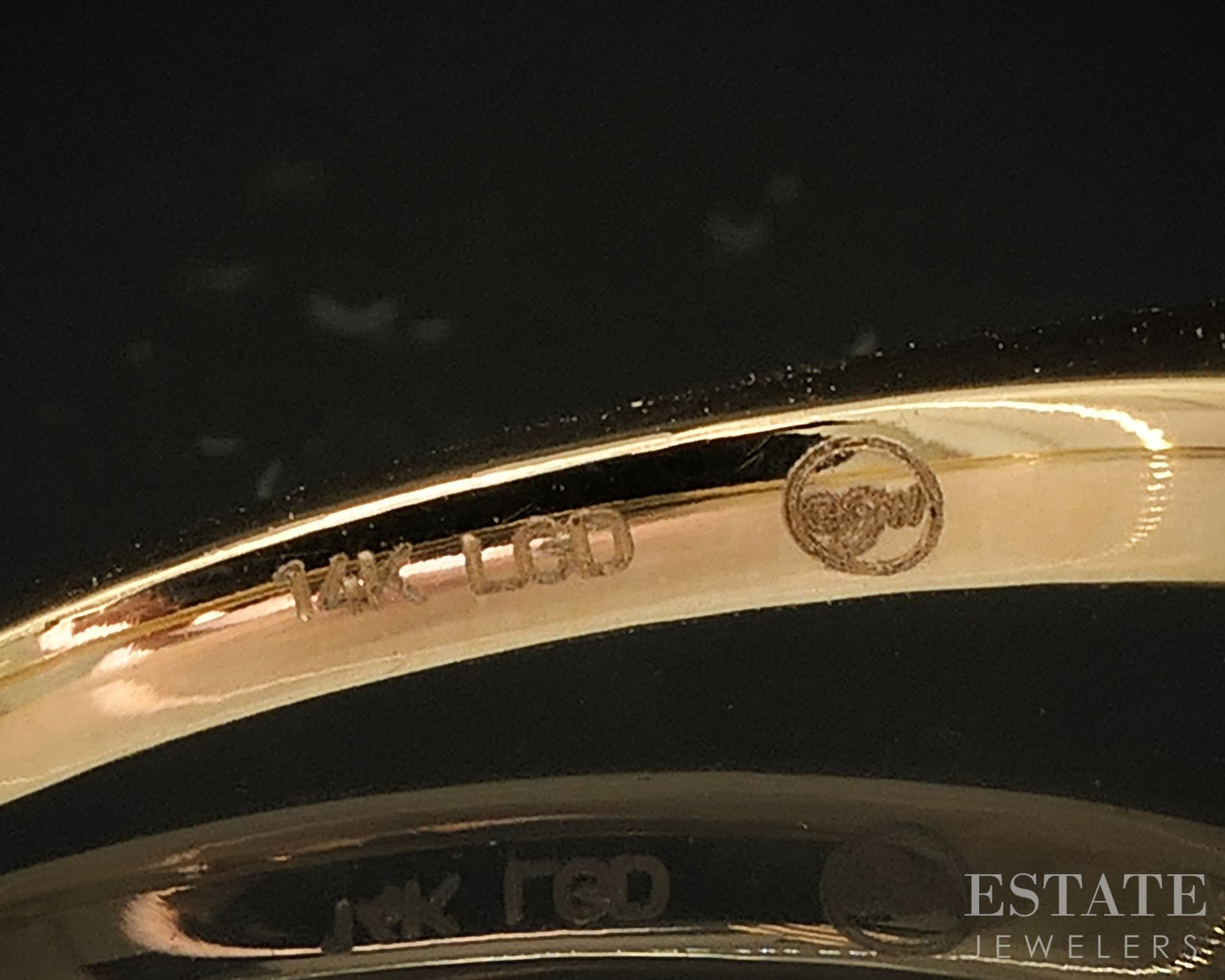 14k Yellow Gold IGI Lab Created 1.01ct Diamond Solitaire Engagement Ring i18922