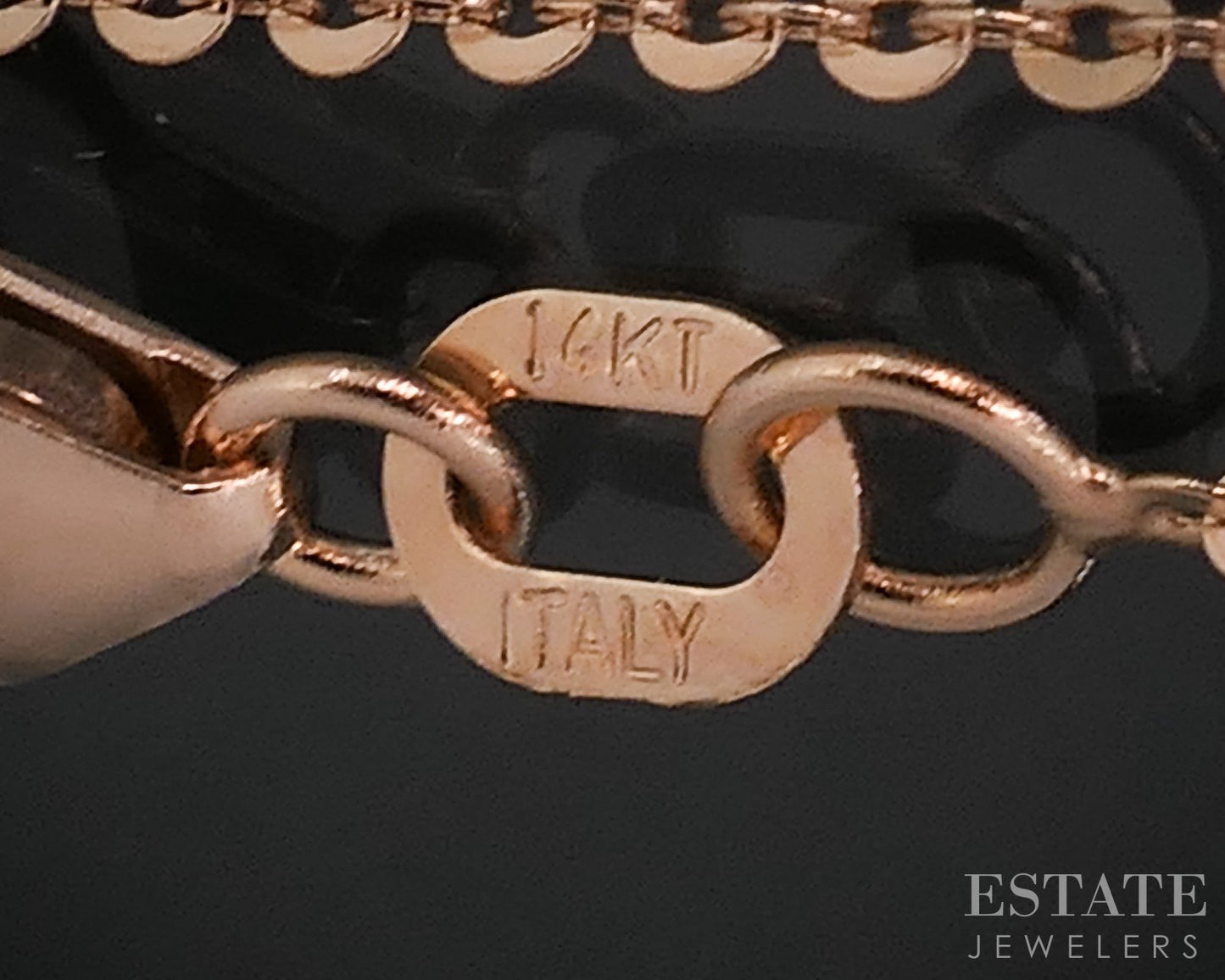 14k Rose Gold 1.2mm Cable Chain Link Ladies Necklace 1.6g 18"L i19063